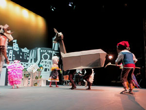 Representació de 'La mosca d'en Quim' per la Fal·lera Gironina