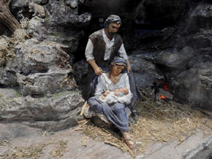 Nadal 2022 a Girona. Exposició de pessebres a la Carbonera, organitzada per l'Associació de Pessebristes de Girona