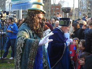 Reis 2023. El campament reial al camp de Mart al parc de la Devesa