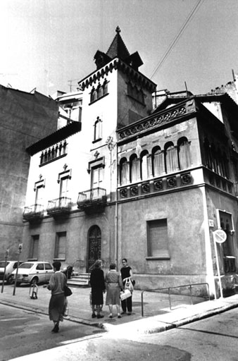 El xalet Juandó al carrer Anselm Clavé. 1986