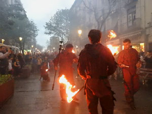 Festes de Primavera de Girona 2023. Despertada del petit Drac Major