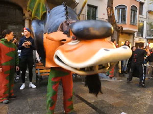 Festes de Primavera de Girona 2023. Despertada del petit Drac Major