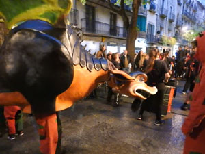 Festes de Primavera de Girona 2023. Despertada del petit Drac Major