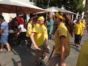 Cercavila de la Flama del Canigó 2023 fins la plaça del Vi