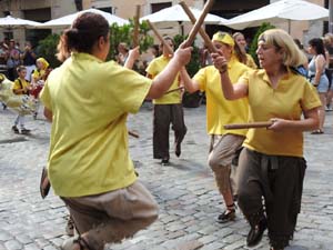 Cercavila de la Flama del Canigó 2023 fins la plaça del Vi
