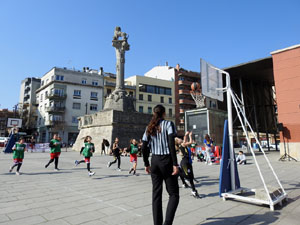 X Jornada de l'Esport Femení 2023 a la plaça Salvador Espriu i la de Francesc Calvet i Rubalcaba