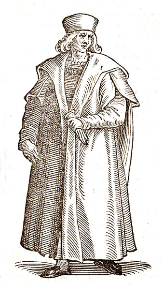 Mercader. Gravat de 'Habiti antichi et moderni di tutto il mondo', 1598