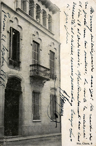 Façana de la casa Franquesa. 1896