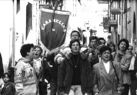 Cantada de Caramelles a Torroella de Montgrí. 1996