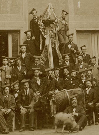 Grup de caramellaires. 1898