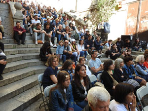 Festival Strenes 2023. Concert de Le Nais a la pujada de Sant Domènec