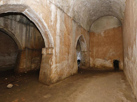 La cisterna del fort dels Caputxins