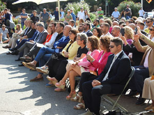Diada Nacional 2024. Acte institucional a la pla&ccedil;a Catalunya, amb parlaments de Lluc Salellas, Miquel Noguer i S&iacute;lvia Paneque