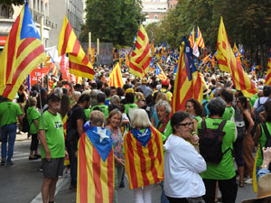 Diada Nacional 2024. Manifestaci&oacute; unit&agrave;ria per la Independ&egrave;ncia