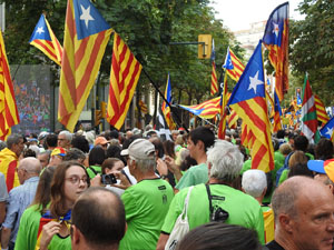 Diada Nacional 2024. Manifestaci&oacute; unit&agrave;ria per la Independ&egrave;ncia