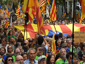 Diada Nacional 2024. Manifestaci&oacute; unit&agrave;ria per la Independ&egrave;ncia