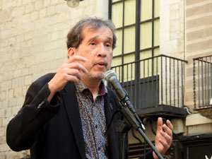 Diada Nacional 2024. Concentraci&oacute; a la pla&ccedil;a del Vi, lectura del manifest i cant de Els Segadors