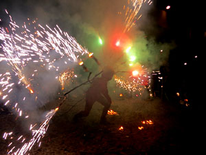 Fires de Sant Narc&iacute;s 2023. Correfoc amb els Diables de l'Onyar