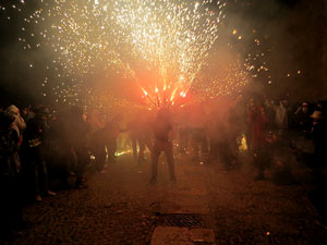 Fires de Sant Narc&iacute;s 2023. Correfoc amb els Diables de l'Onyar