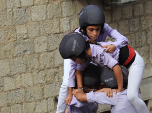 Fires de Sant Narc&iacute;s 2023. Diada castellera amb Marrecs de salt, Minyons de Terrassa i Capgrossos de Matar&oacute;