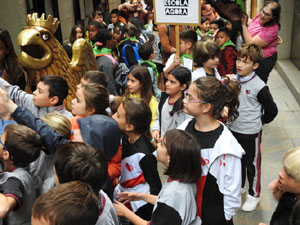 Fires de Sant Narc&iacute;s 2023. Cercavila de gegantons amb la Girona Marxing Band