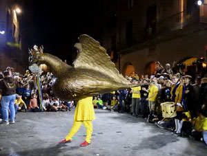 Ball de l'&agrave;liga, capgrossos i gegants