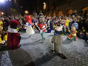 Ball de l'&agrave;liga, capgrossos i gegants