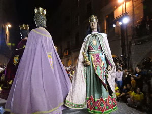 Ball de l'&agrave;liga, capgrossos i gegants