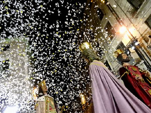 Ball de l'&agrave;liga, capgrossos i gegants