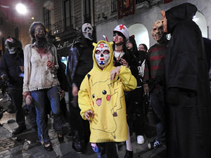 Fires de Sant Narcís 2023. Zombie Walk de Girona
