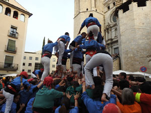 Fires de Sant Narc&iacute;s 2024. Els Castells de Vig&iacute;lia amb els Marrecs de Salt, Colla Castellera Guillats de la Selva  i la Colla Castellera Esperxats de l'Estany