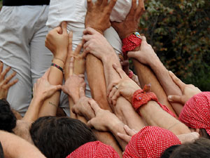 Fires de Sant Narc&iacute;s 2024. Els Castells de Vig&iacute;lia amb els Marrecs de Salt, Colla Castellera Guillats de la Selva  i la Colla Castellera Esperxats de l'Estany