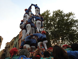 Fires de Sant Narc&iacute;s 2024. Els Castells de Vig&iacute;lia amb els Marrecs de Salt, Colla Castellera Guillats de la Selva  i la Colla Castellera Esperxats de l'Estany
