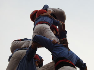 Fires de Sant Narc&iacute;s 2024. Els Castells de Vig&iacute;lia amb els Marrecs de Salt, Colla Castellera Guillats de la Selva  i la Colla Castellera Esperxats de l'Estany