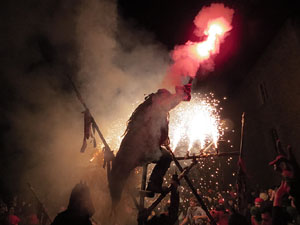 Fires de Sant Narcís 2024. Correfoc amb els Diables de l'Onyar