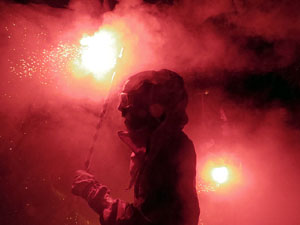 Fires de Sant Narcís 2024. Correfoc amb els Diables de l'Onyar