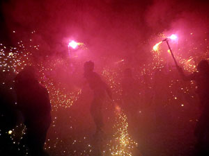 Fires de Sant Narcís 2024. Correfoc amb els Diables de l'Onyar