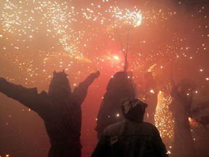 Fires de Sant Narcís 2024. Correfoc amb els Diables de l'Onyar