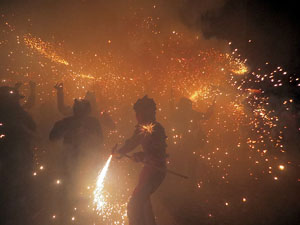 Fires de Sant Narcís 2024. Correfoc amb els Diables de l'Onyar