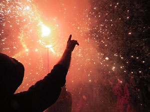 Fires de Sant Narcís 2024. Correfoc amb els Diables de l'Onyar