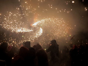 Fires de Sant Narcís 2024. Correfoc amb els Diables de l'Onyar