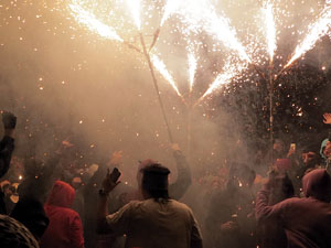 Fires de Sant Narcís 2024. Correfoc amb els Diables de l'Onyar