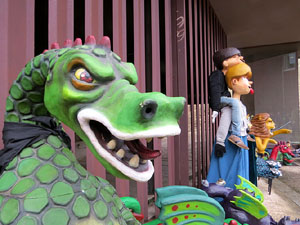 Fires de Sant Narc&iacute;s 2024. Cercavila de gegantons amb la Girona Marxing Band