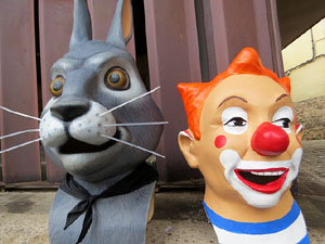 Fires de Sant Narc&iacute;s 2024. Cercavila de gegantons amb la Girona Marxing Band