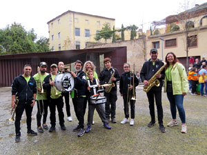 Fires de Sant Narc&iacute;s 2024. Cercavila de gegantons amb la Girona Marxing Band