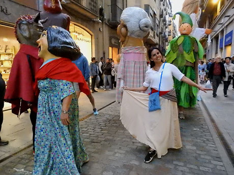 Fires de Sant Narcís 2024. El pregó. Cercaviles de gegants i capgrossos