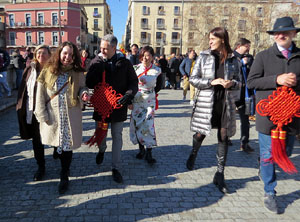 Celebració de l'any nou xinès, el 4723, any de la Serp, a Girona