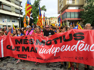Diada Nacional 2025. Manifestaci&oacute; unit&agrave;ria per la Independ&egrave;ncia
