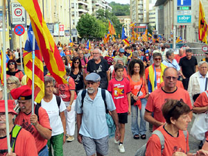 Diada Nacional 2025. Manifestaci&oacute; unit&agrave;ria per la Independ&egrave;ncia