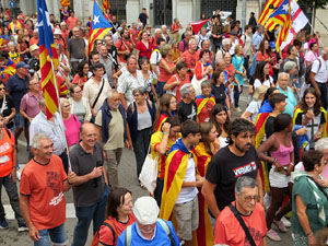 Diada Nacional 2025. Manifestaci&oacute; unit&agrave;ria per la Independ&egrave;ncia